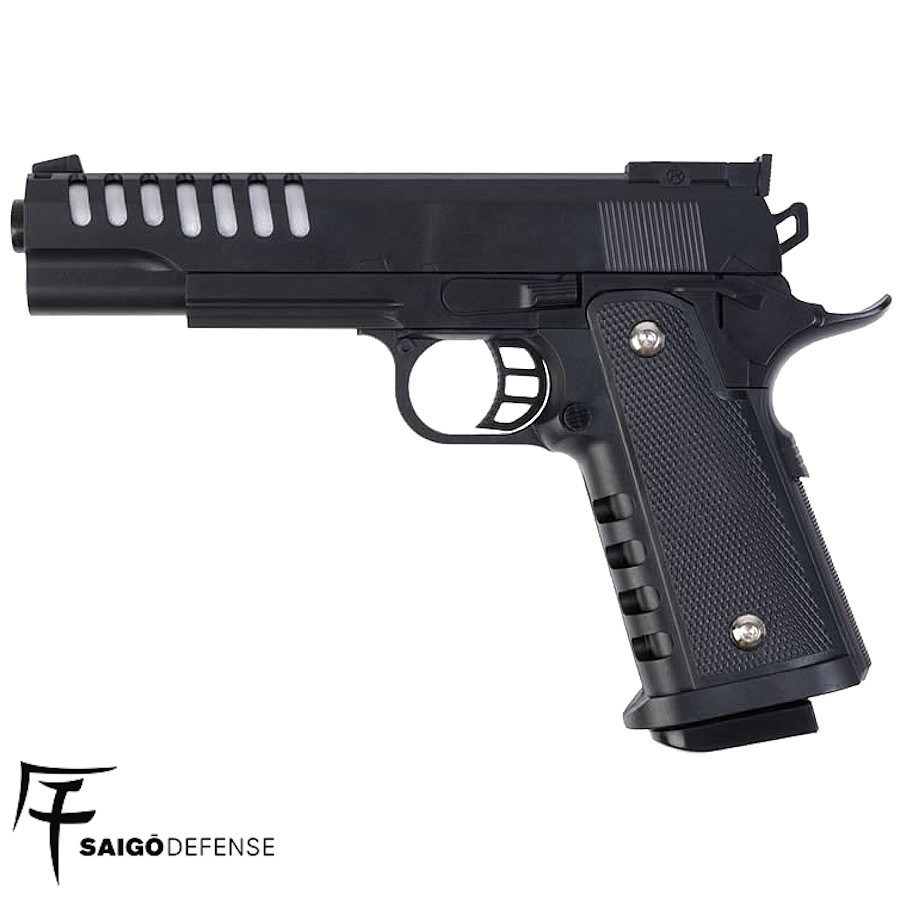 Cheap Saigo Defense Hi-Capa spring-loaded airsoft pistol