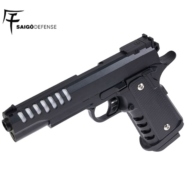 Pistolet bille pas cher Saigo Defense avec mécanisme à ressort.