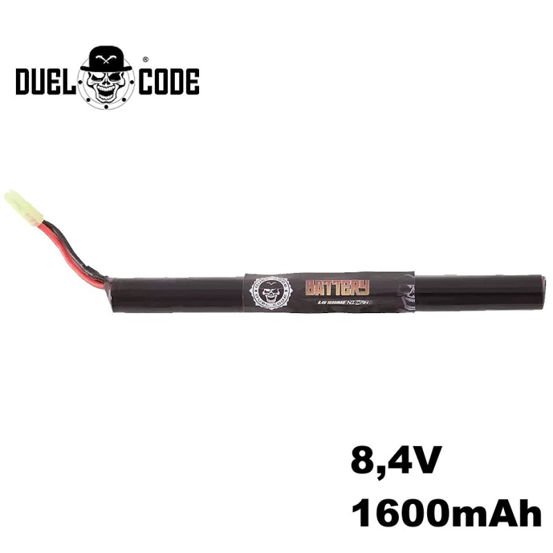 BATTERIE NI-MH 8.4V 1600MAH DUEL CODE