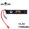 BATTERIE LIPO 11.1V 1100MAH 25C T-DEAN DUEL CODE