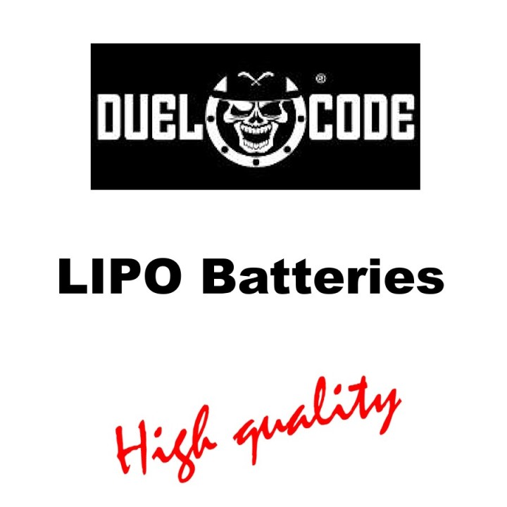 7.4V 800mAh Li-Po battery for Airsoft AEG - Duel Code