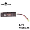 BATTERIE NI-MH 8.4V 1600MAH DUEL CODE