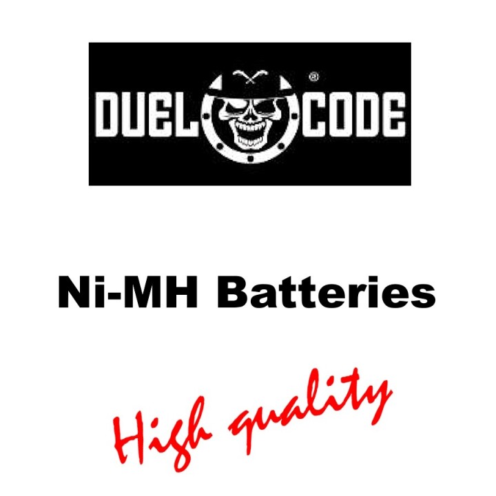 BATTERIE NI-MH 8.4V 1600MAH DUEL CODE - Batteries