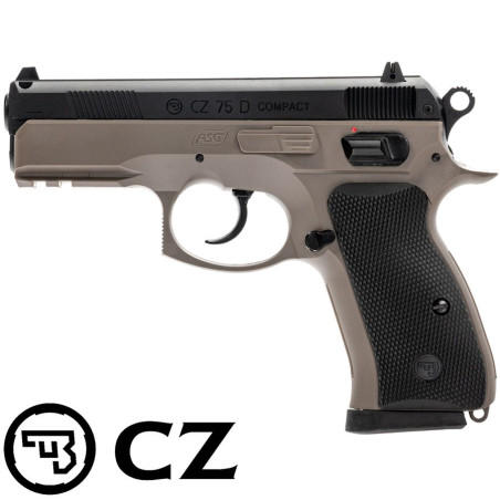 Réplique d'airsoft Pistolet CZ 75D Compact Dual Tone