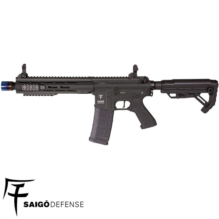 AEG BUSHIDO GI NOIR COMBO SAIGO DEFENSE - Airsoft AEG guns