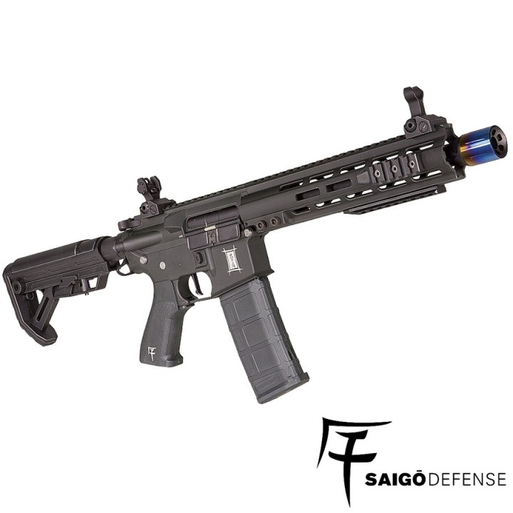 AEG BUSHIDO GI NOIR COMBO SAIGO DEFENSE - Airsoft AEG guns