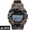 MONTRE TACTIQUE DIGITALE NOIRE camo vert