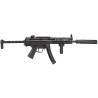 Réplique airsoft MP5 AEG avec silencieux 14mm CCW en métal