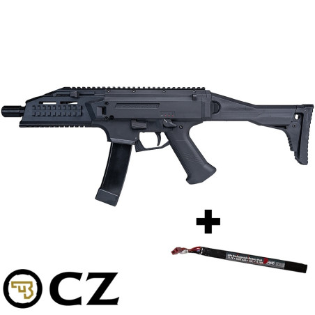 Réplique airsoft AEG CZ Scorpion EVO 3 A1 avec batterie LiPo
