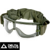 Lunette de protection airsoft anti-buée avec monture olive