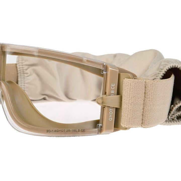 Buy Tan X8 Delta Tactics airsoft mask with anti-fog treatment