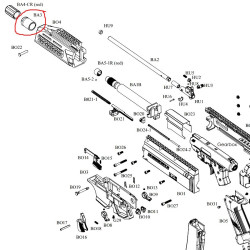 ASG 17831 Scorpion EVO - PART 17741 Barrel Nut