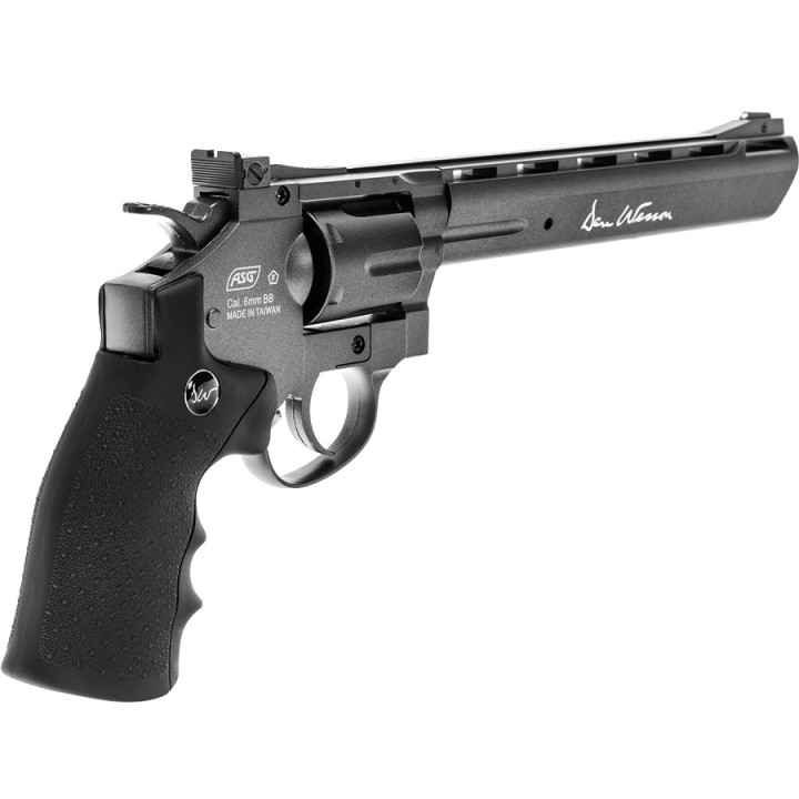 Dan Wesson 8" Gray CO2 Airsoft Revolver – Powerful and Realistic for Precision Shooting
