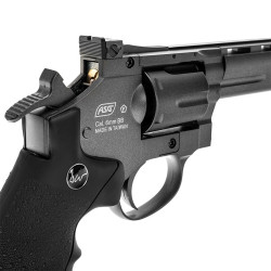 Revolver CO2 Dan Wesson gris acier avec barillet rotatif