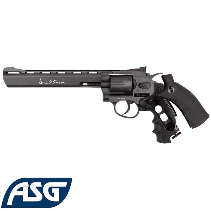 Dan Wesson 8" Gray CO2 Airsoft Revolver – Powerful and Realistic for Precision Shooting