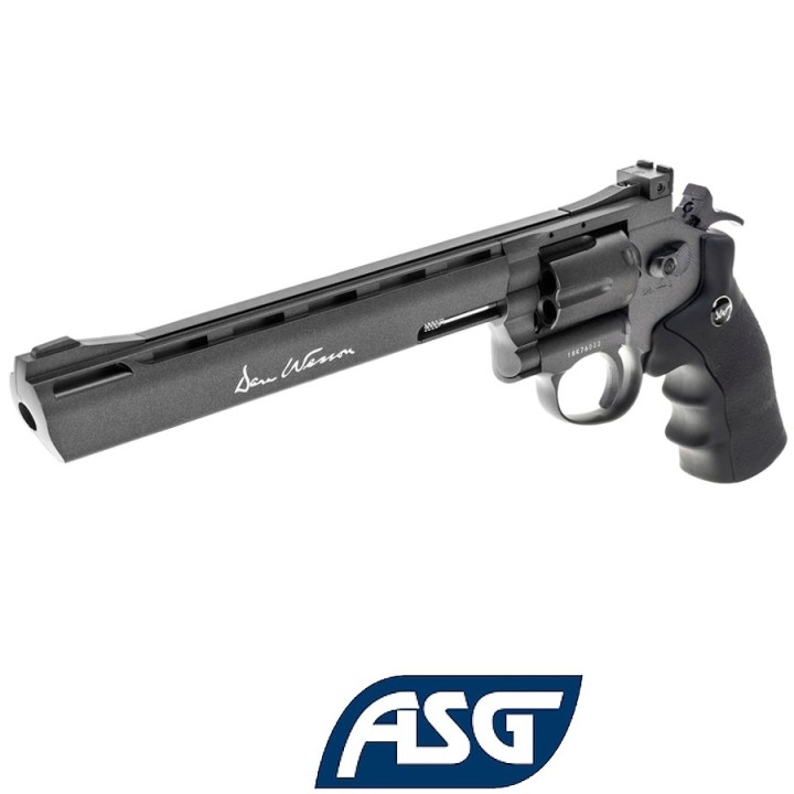 Dan Wesson 8" Gray CO2 Airsoft Revolver – Powerful and Realistic for Precision Shooting