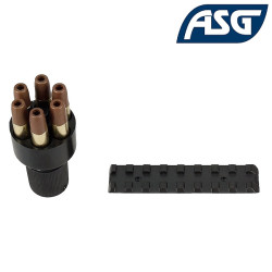 Revolver airsoft Dan Wesson 8" gris pour collection