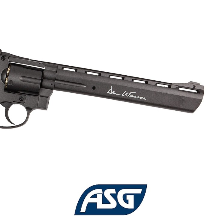 Dan Wesson 8" Gray CO2 Airsoft Revolver – Powerful and Realistic for Precision Shooting