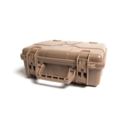 MALETTE RIGIDE PISTOLET 28 CM TAN
