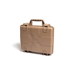 MALETTE RIGIDE PISTOLET 28 CM TAN