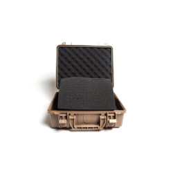 MALETTE RIGIDE PISTOLET 28 CM TAN