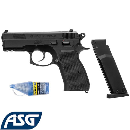 Réplique CZ 75D Compact airsoft à gaz ASG-15885