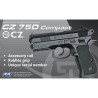 CZ 75D Compact Gas Pistol - Semi-automatic airsoft replica