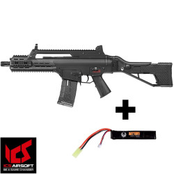 ICS AEG G36 Compact Airsoft Replica - CQB & Performance, with battery