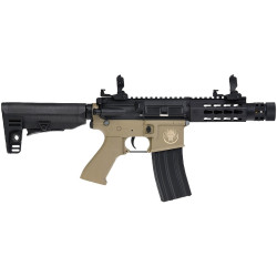 SAIGO DEFENSE Kenji Short Tan AEG Airsoft Rifle – Compact CQB Replica