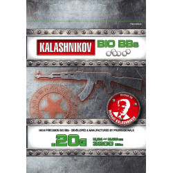 BBs Airsoft Bio 0.20g Kalashnikov 6mm - Eco-friendly