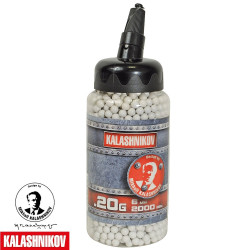 billes airsoft kalashnikov 2000 blanches 6mm