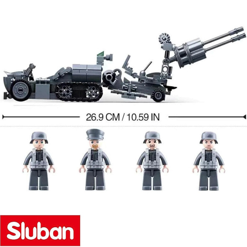 WWII ARMÉE ALLEMANDE 4 EN 1