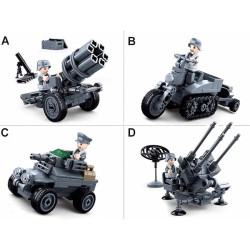 WWII ARMÉE ALLEMANDE 4 EN 1