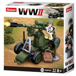 set de construction Seconde Guerre mondiale Sluban détaillé