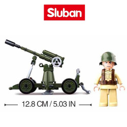 canon anti-aérien historique Sluban modèle WWII