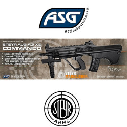 Fusil airsoft compact Steyr AUG A3 XS Proline avec performance tactique CQB