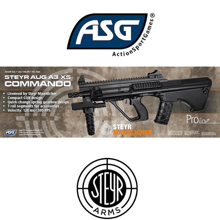 Fusil airsoft Steyr AUG A3 XS Bullpup ASG France