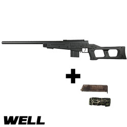 MB4408A Well Sniper Airsoft Rifle – Long Range Replica with Adjustable Hop-Up System