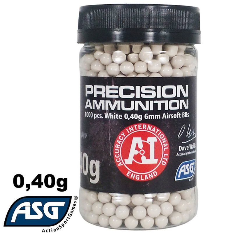 Billes airsoft pour sniper - 0,40g