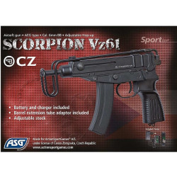 réplique compacte vz61 airsoft pour joueurs confirmés