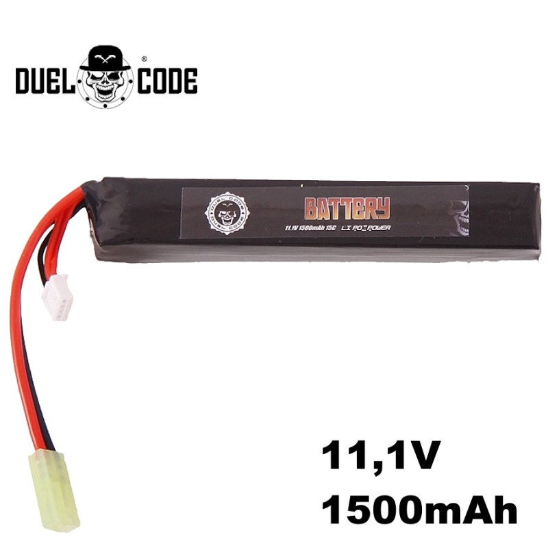11.1V 1500MAH 15C Duel Code Li-po battery (AC12281 Mini Tamiya)