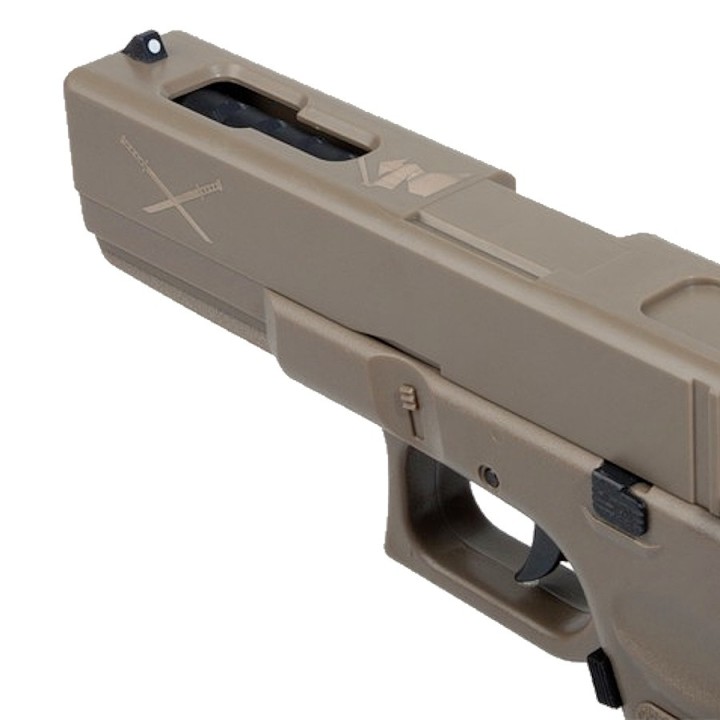 Pistolet airsoft électrique Glock 18 AEP TAN