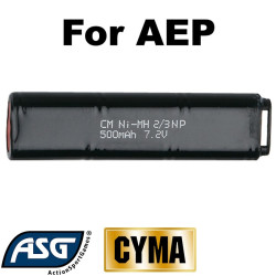 7.2 V 500 mAh NiMH rechargeable battery for AEP...