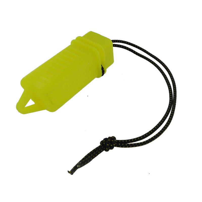 Black Eagle paintball barrel cap yellow - Safety protection