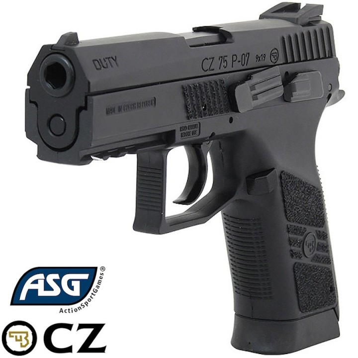 Replica airsoft CO2 CZ 75 NBB - ASG tactical rail