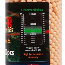 Billes, Blaster Tracer, 0,25g, 3300 pcs. Rouge