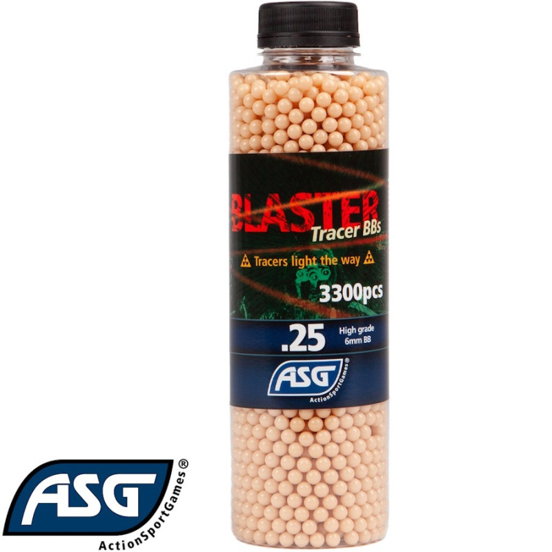 Billes, Blaster Tracer, 0,25g, 3300 pcs. Rouge