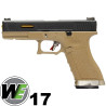 we r17 t6 airsoft gaz custom canon doré