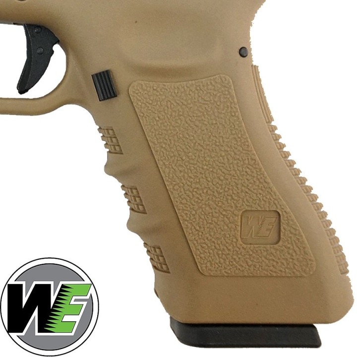 WE R17 Gen 3 airsoft Pistol GBB tan - Blowback United Kingdom