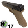 WE R17 Gen 3 Pistol airsoft gas GBB tan
